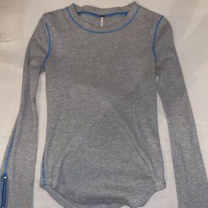 Free People Grey Thermal